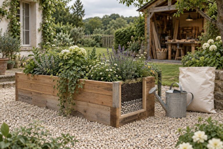 Bac à fleurs en bois : dimensions, traitement et protection